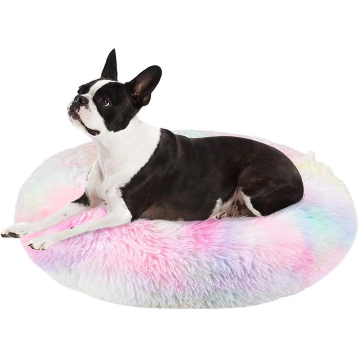 Крісло-лежанка для собак та кошенят, м'яке, пухнасте, Donut, L (Райдуга, 100 см)