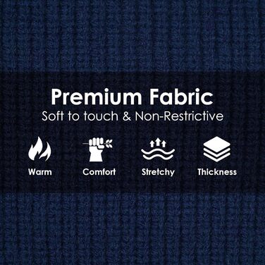 IKIPUKO Пуловер для собак, теплий одяг для собак з отвором для повідка, святковий новорічний пуловер для собак, хлопчиків, дівчаток, зимовий пуловер з коміром-стійкою (M, темно-синій)