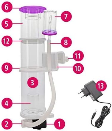 Dupla Marin Cube Skimmer 120 л – потужний протеїновий скімер для акваріума, ефективне очищення води, зменшення шкідливих речовин, для морської води, легке використання