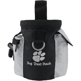 Сумка для ласощів для собак FERCAISH, сумка для корму, сумка для тренування собак Oxford, сумка для тренування собак з вільною рукою, сумка для ласощів з інтегрованим диспенсером для відходів для собак