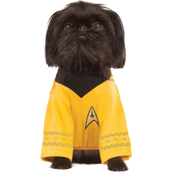 Костюм для собак Зірковий Шлях, Капітан Кірк, Рубі, Розмір S