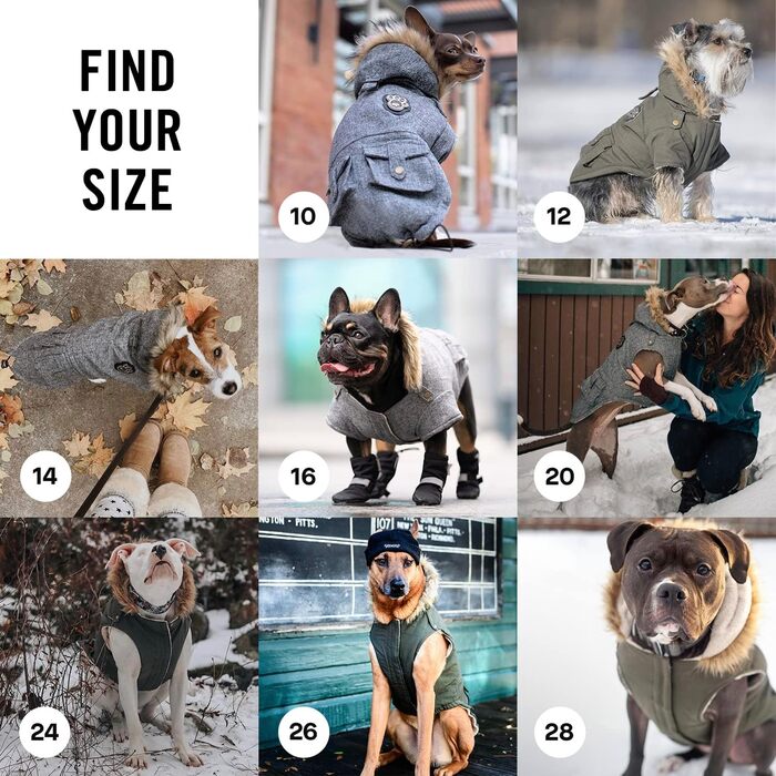 Куртка для собак Canada Pooch Alaskan Army Parka Salt & Pepper, розмір 20