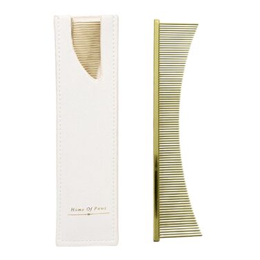 Флохкам для собак | Щітка для котів | Аксесуари для купання собак та котів | Флох-щітка для довгошерстих порід, цуценят | Золотий колір