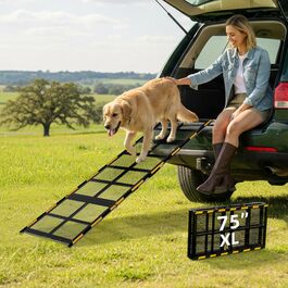 Рампа для собак Extra Lange 190 см – стабільна авторампа для великих собак, для SUV, комбі та автодому, до 90 кг