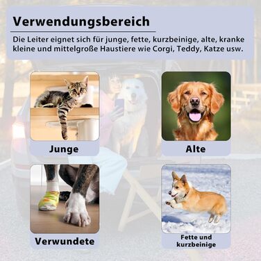 Сходинки для собак 2-в-1 зі справжнього дерева (сосна) – складані, протиковзні, для виходу на вулицю, до 80 кг, 100×46×9 см