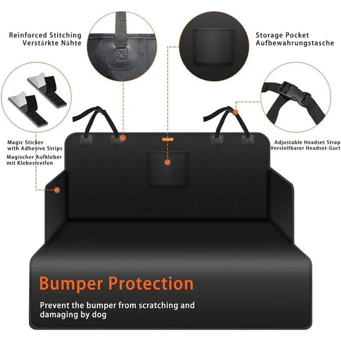 Захист для багажника автомобіля для Mercedes Benz GLC SUV X254 X253 (GLC 53, 43/GLC 200, 220, 260, 300, 400) 2015-2025. Водонепроникний килимок для багажника з захистом краю, легко миється, стійкий до подряпин.