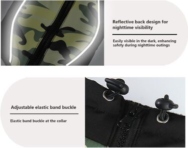 Водонепроникний теплий зимовий одяг для собак - тепла куртка для цуценят та собак різних розмірів, ідеально підходить для прогулянок, навчання та активного відпочинку на вулиці