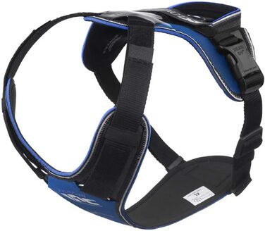 Шлея для собак IDC Longwalk, синьо-сіра, розмір 2XS