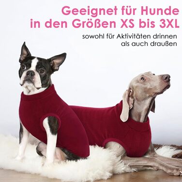 Теплий зимовий пуловер для собак AOFITEE, модель Dachshund, червоний (XXL)