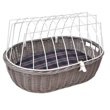 Корзина для велосипеда Aumüller з тримачем, L: 68 см, кріплення на багажник - Вінтажний сірий