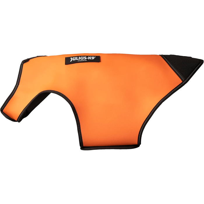 Одяг для собак Julius-K9 IDC Neopren, XL, чорний та UV-оранжевий