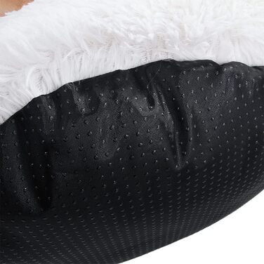 М'яке ліжко для собак, котів, 60 см, біле. Легко миється. Підходить для великих, середніх та маленьких собак.