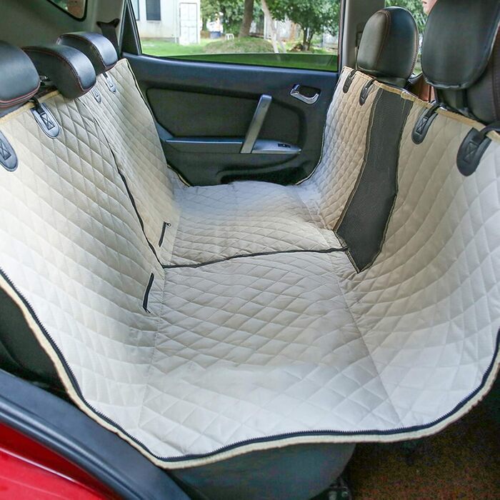 Захист для заднього сидіння авто для собак - водонепроникний, антиковзкий, з боковими захистами (для авто, універсалів, мінівенів, SUV)