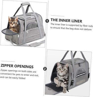 Рюкзак для тварин Supvox: великий, дихаючий, для подорожей та вигулу