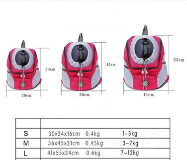 Складаний рюкзак для собак, котів, для подорожей, переноска для маленьких тварин (S, чорний)