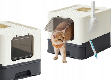 Закритий лоток-туалет для котів Feandrea від Songimcs, 54,3 см x 42,5 см x 37,8 см