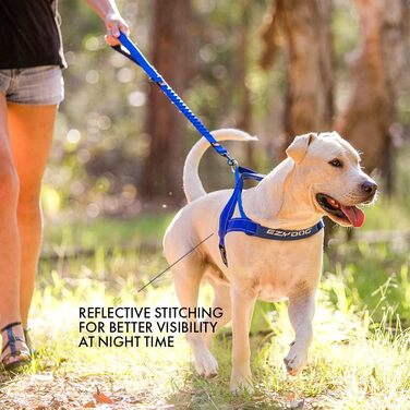 Швидко регульована шлейка для собак EzyDog Quick Fit, розмір M, червона