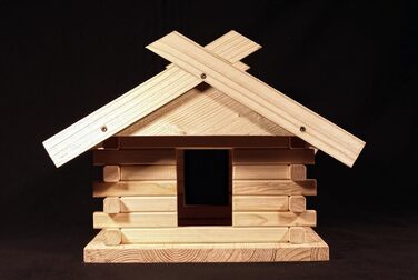 Великий набір для зборки сірого годівнички для птахів, 44×37×27 см