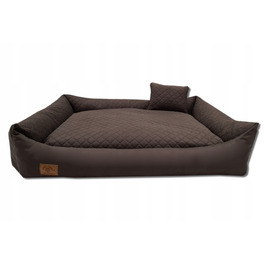 Лежанка-диван для собак Odol-Plusz, коричневий, 120 см x 80 см