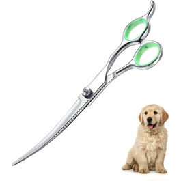 Професійна вигнута ножиця для грумінгу собак та котів, 6 дюймів, нержавіюча сталь