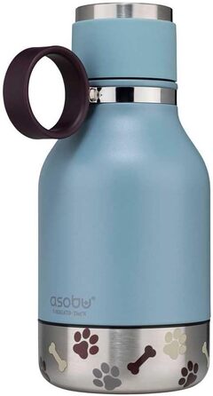 Термос-пляшка Asobu SDB1 975ml з Bluetooth колонкою, блакитний