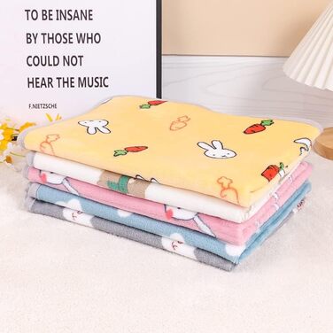 М'яка тепла ковдра для собак та котів з флісу, блакитна, розмір L