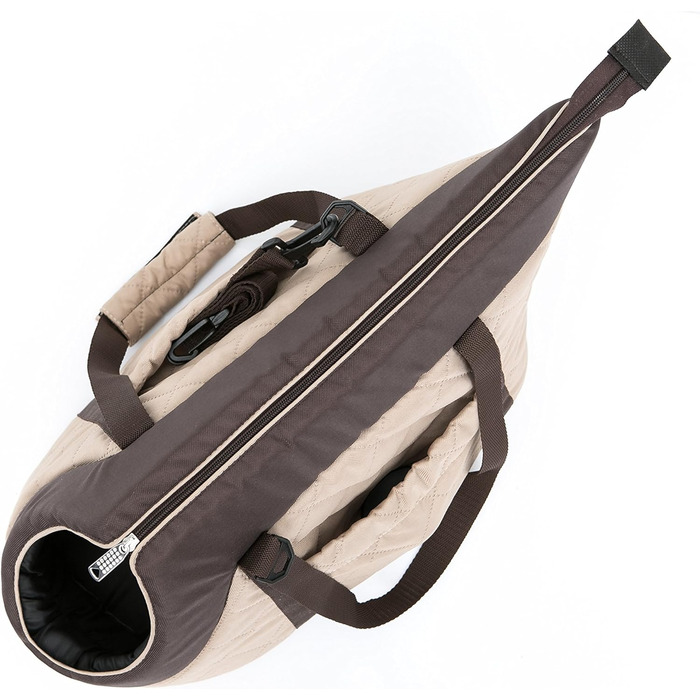 Сумка-переноска для собак та котів, R2, бежево-коричнева