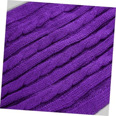 POPETPOP Пуловер для собак з акрилових волокон, теплий, для зими, фіолетовий (XXL), миючий, багаторазовий