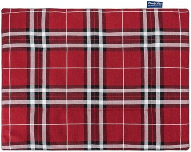 Плед для собак Highlands: миючий, м'який, міцний, преміум-якість, Made in Germany, розмір L (червоний, середній)