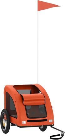 Причіп для собак на велосипед Orange Oxford, вантажний причіп, візок, Oxford