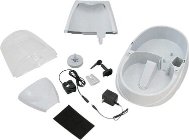 Автоматична поїлка PetSafe Drinkwell Platinum для собак і котів, фільтрація води, BPA-вільний пластик, 5 л