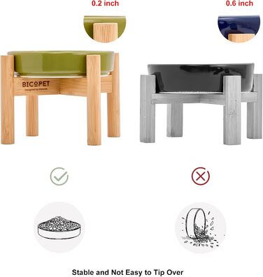 Миска для собак Slow Feeder з кераміки з нековзним силіконовим краєм - пазл-миска для запобігання здуття та ожиріння (Абрикос-S) (Маленька, Хвилі-Абрикос зі стійкою)