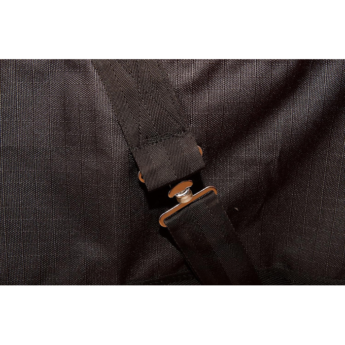 Зимова попона для коня Saddlery4U, Ripstop 1200D, 400 г утеплювач, високий захист шиї, бірюзово-чорна