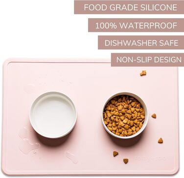 Килимок для годування собак та котів Remy+Roo | Силіконовий, 100% водонепроникний, неслизький, для миття в посудомийній машині