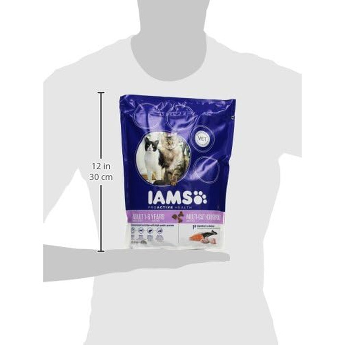 Сухий корм для котів IAMS Multi-Cat для домівок з кількома котами, 15 кг