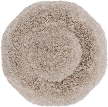 Лягу для собак Benno® BALU 70x70x16 см, пухнасте гніздо, бежевий, з іграшкою, антиковзаюче дно