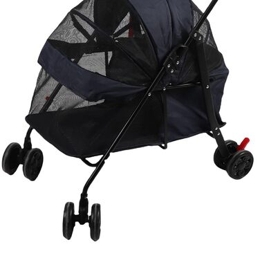 Дитяча та тваринна візок Yctze з 4 колесами, складаний, з кишенькою та тримачем для напоїв