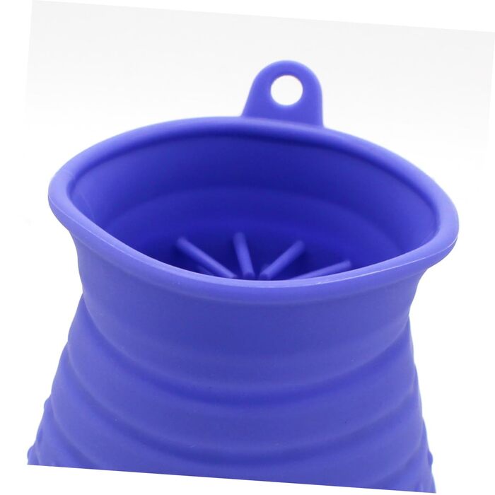 Масажер для миття лап собак FRCOLOR - силіконовий, з ручкою, для чищення та масажу лап. Підходить для собак середніх розмірів (M)