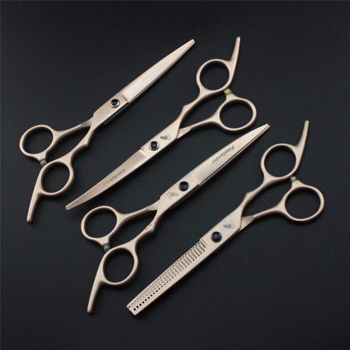 Набір для грумінгу тварин: ножиці для собак та котів 6 дюймів (прямі та вигнуті)