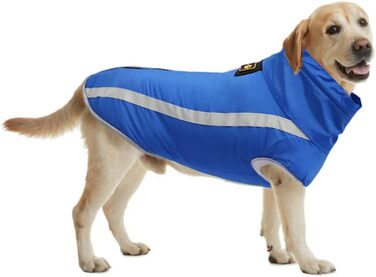 Водонепроникний зимовий одяг для собак FeimaX: теплий зимовий одяг для собак з флісовою підкладкою, 6XL, блакитний