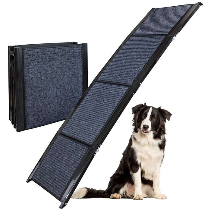 Рампа для собак Petigi 180 см, складна, з неслизьким килимком, до 90 кг