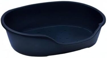 Корзина для собак Adena, пластикова, 92 см, антрацит (92 x 61 x 26 см)