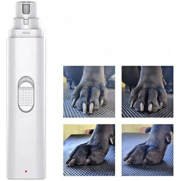 Електрична шліфувальна машинка для собак та котів – 3-в-1, USB-зарядка, 8000 об/хв, тиха та безпечна, ергономічна, для маленьких, середніх та великих тварин