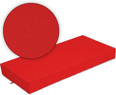 Крісло-лежанка для собак SuperKissen24 - водовідштовхувальний лежак для тварин, 120x80 см, червоний