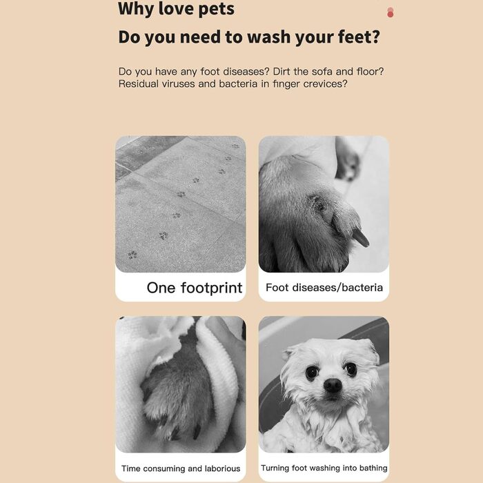 Електричний очищувач лап для собак і котів - блакитний. Підтримує здоров'я лап