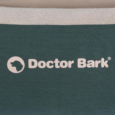 Кругле ліжко для собак середніх порід GreenLabel, м'яке, пухнасте, з вологостійким дном, фліс/бавовна, колір кобальтово-синій (L - 70x60 см)