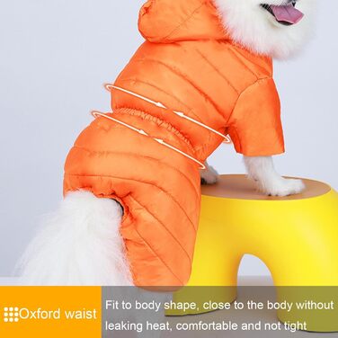 Теплий зимовий одяг для собак: бавовняна куртка, тепла жилетка, захист від вітру, для активного відпочинку, розмір Medium