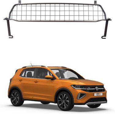 Сітка для собак Travall Volkswagen T-Cross (2018-): захист багажника, сітка для транспортування собак, міцна сталева сітка