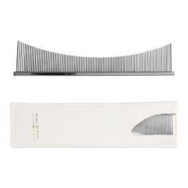 Гребінець для собак та котів Flohkamm - щітка для догляду за шерстю, для довгошерстих порід, щоденний догляд, після купання, для літніх тварин та цуценят, срібляста