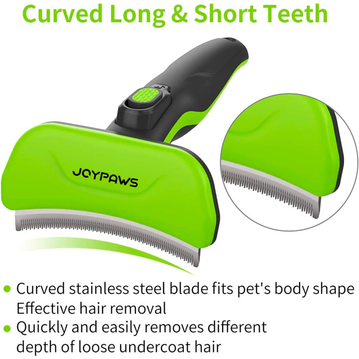 Щітка для видалення шерсті домашніх тварин: професійний інструмент для собак та котів з нержавіючої сталі (великий)